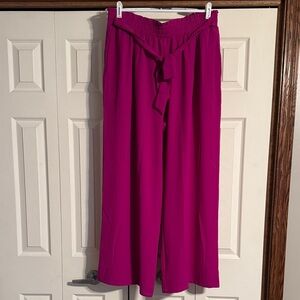 Women's Pink Wide-Leg Pants